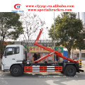 Dongfeng kingrun 10m3 hydraulic lifter garbage truck for sale